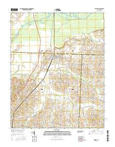 Trimble Tennessee Current topographic map, 1:24000 scale, 7.5 X 7.5 Minute, Year 2016