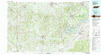 Tullahoma Tennessee Historical topographic map, 1:100000 scale, 30 X 60 Minute, Year 1981