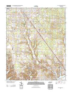 Tullahoma Tennessee Historical topographic map, 1:24000 scale, 7.5 X 7.5 Minute, Year 2013