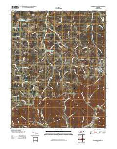 Turners Station Tennessee Historical topographic map, 1:24000 scale, 7.5 X 7.5 Minute, Year 2010