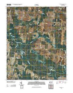 Turnpike Tennessee Historical topographic map, 1:24000 scale, 7.5 X 7.5 Minute, Year 2010