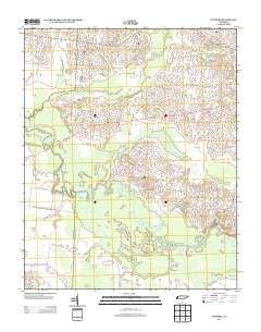 Turnpike Tennessee Historical topographic map, 1:24000 scale, 7.5 X 7.5 Minute, Year 2013