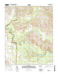 Turnpike Tennessee Current topographic map, 1:24000 scale, 7.5 X 7.5 Minute, Year 2016