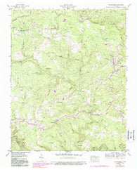 Twin Bridges Tennessee Historical topographic map, 1:24000 scale, 7.5 X 7.5 Minute, Year 1943