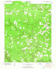 Twin Bridges Tennessee Historical topographic map, 1:24000 scale, 7.5 X 7.5 Minute, Year 1943
