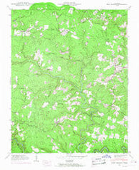 Twin Bridges Tennessee Historical topographic map, 1:24000 scale, 7.5 X 7.5 Minute, Year 1943