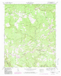Twin Bridges Tennessee Historical topographic map, 1:24000 scale, 7.5 X 7.5 Minute, Year 1943