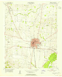 Union City Tennessee Historical topographic map, 1:24000 scale, 7.5 X 7.5 Minute, Year 1954