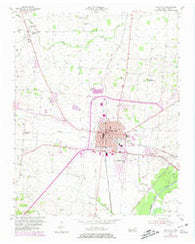 Union City Tennessee Historical topographic map, 1:24000 scale, 7.5 X 7.5 Minute, Year 1954