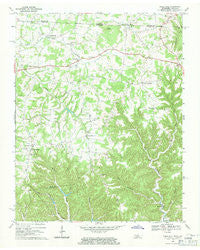 Union Hill Tennessee Historical topographic map, 1:24000 scale, 7.5 X 7.5 Minute, Year 1968