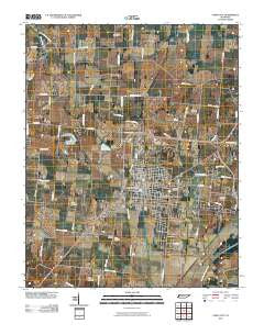 Union City Tennessee Historical topographic map, 1:24000 scale, 7.5 X 7.5 Minute, Year 2010