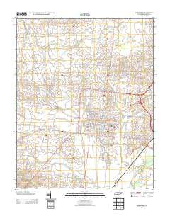 Union City Tennessee Historical topographic map, 1:24000 scale, 7.5 X 7.5 Minute, Year 2013