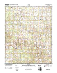 Unionville Tennessee Historical topographic map, 1:24000 scale, 7.5 X 7.5 Minute, Year 2013