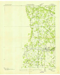 Vale Tennessee Historical topographic map, 1:24000 scale, 7.5 X 7.5 Minute, Year 1936