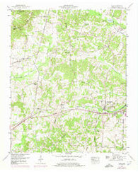 Vale Tennessee Historical topographic map, 1:24000 scale, 7.5 X 7.5 Minute, Year 1950