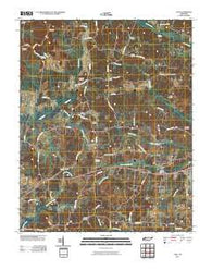 Vale Tennessee Historical topographic map, 1:24000 scale, 7.5 X 7.5 Minute, Year 2010