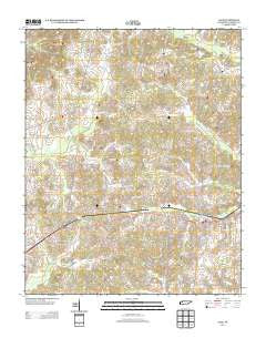 Vale Tennessee Historical topographic map, 1:24000 scale, 7.5 X 7.5 Minute, Year 2013