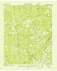 Vandever Tennessee Historical topographic map, 1:24000 scale, 7.5 X 7.5 Minute, Year 1935