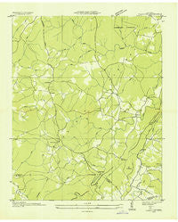 Vandever Tennessee Historical topographic map, 1:24000 scale, 7.5 X 7.5 Minute, Year 1935