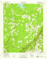 Vandever Tennessee Historical topographic map, 1:24000 scale, 7.5 X 7.5 Minute, Year 1956