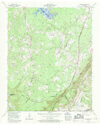 Vandever Tennessee Historical topographic map, 1:24000 scale, 7.5 X 7.5 Minute, Year 1956