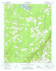 Vandever Tennessee Historical topographic map, 1:24000 scale, 7.5 X 7.5 Minute, Year 1956