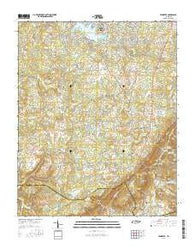 Vandever Tennessee Current topographic map, 1:24000 scale, 7.5 X 7.5 Minute, Year 2016