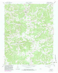 Vanleer Tennessee Historical topographic map, 1:24000 scale, 7.5 X 7.5 Minute, Year 1958