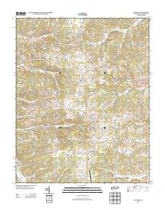 Vanleer Tennessee Historical topographic map, 1:24000 scale, 7.5 X 7.5 Minute, Year 2013