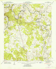 Verona Tennessee Historical topographic map, 1:24000 scale, 7.5 X 7.5 Minute, Year 1947