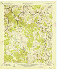 Verona Tennessee Historical topographic map, 1:24000 scale, 7.5 X 7.5 Minute, Year 1947