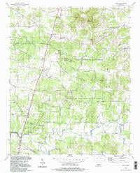 Vine Tennessee Historical topographic map, 1:24000 scale, 7.5 X 7.5 Minute, Year 1994