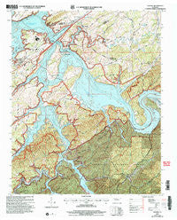 Vonore Tennessee Historical topographic map, 1:24000 scale, 7.5 X 7.5 Minute, Year 2003