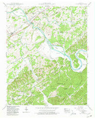 Vonore Tennessee Historical topographic map, 1:24000 scale, 7.5 X 7.5 Minute, Year 1941