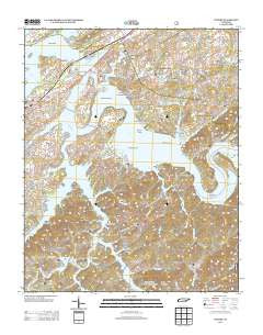 Vonore Tennessee Historical topographic map, 1:24000 scale, 7.5 X 7.5 Minute, Year 2013