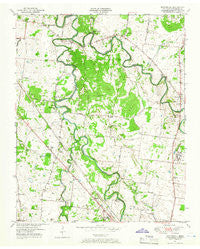 Walterhill Tennessee Historical topographic map, 1:24000 scale, 7.5 X 7.5 Minute, Year 1950