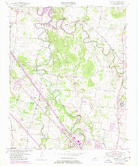 Walterhill Tennessee Historical topographic map, 1:24000 scale, 7.5 X 7.5 Minute, Year 1950