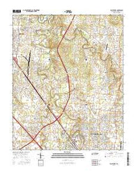 Walterhill Tennessee Current topographic map, 1:24000 scale, 7.5 X 7.5 Minute, Year 2016