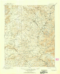 Wartburg Tennessee Historical topographic map, 1:125000 scale, 30 X 30 Minute, Year 1896