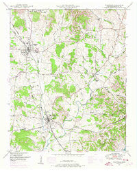 Wartrace Tennessee Historical topographic map, 1:24000 scale, 7.5 X 7.5 Minute, Year 1949