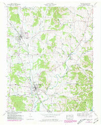 Wartrace Tennessee Historical topographic map, 1:24000 scale, 7.5 X 7.5 Minute, Year 1949