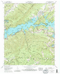 Watauga Dam Tennessee Historical topographic map, 1:24000 scale, 7.5 X 7.5 Minute, Year 1960