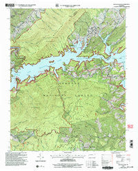 Watauga Dam Tennessee Historical topographic map, 1:24000 scale, 7.5 X 7.5 Minute, Year 2003