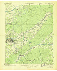 Watauga Valley Tennessee Historical topographic map, 1:48000 scale, 15 X 15 Minute, Year 1935