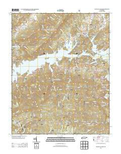 Watauga Dam Tennessee Historical topographic map, 1:24000 scale, 7.5 X 7.5 Minute, Year 2013