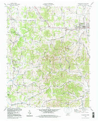 Watertown Tennessee Historical topographic map, 1:24000 scale, 7.5 X 7.5 Minute, Year 1994