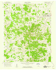 Watertown Tennessee Historical topographic map, 1:24000 scale, 7.5 X 7.5 Minute, Year 1958