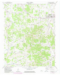 Watertown Tennessee Historical topographic map, 1:24000 scale, 7.5 X 7.5 Minute, Year 1958