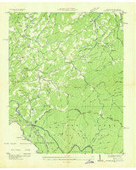 Waterville North Carolina Historical topographic map, 1:24000 scale, 7.5 X 7.5 Minute, Year 1936