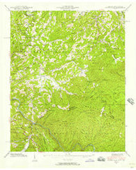 Waterville North Carolina Historical topographic map, 1:24000 scale, 7.5 X 7.5 Minute, Year 1940
